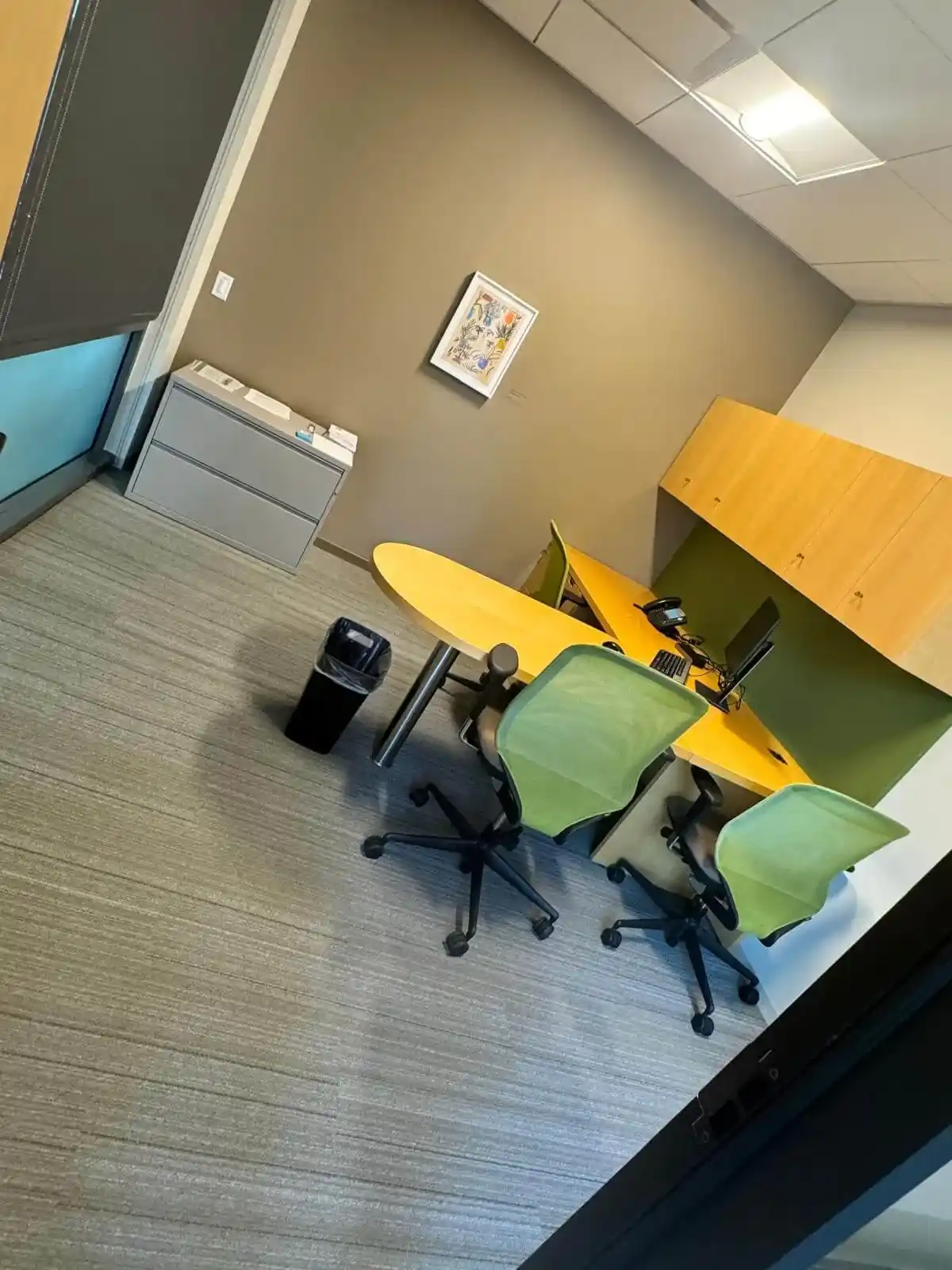 Electrostatic disinfection of a commercial office in Durham, NC