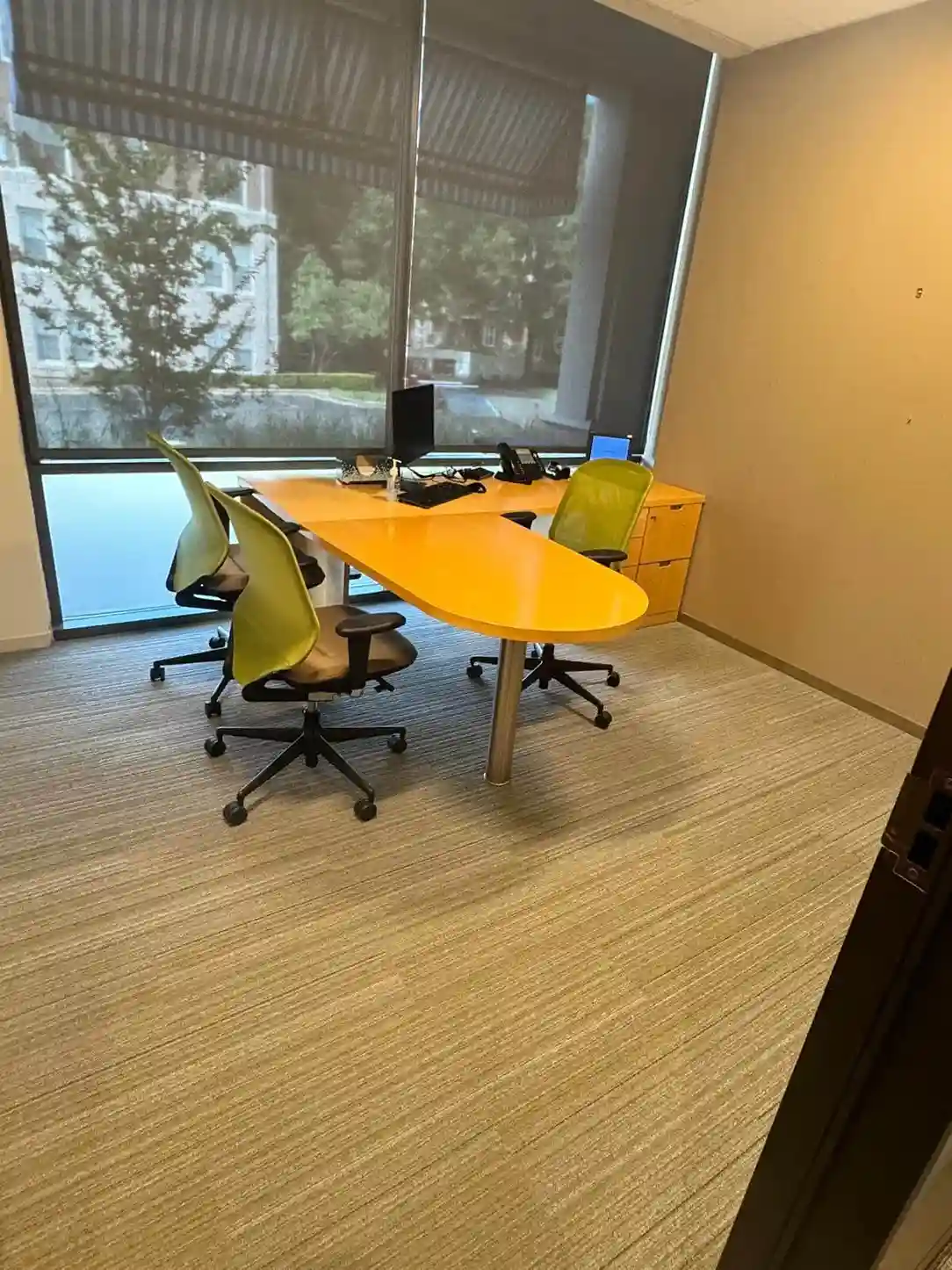 Post-construction cleanup of a newly built commercial space in Durham, NC